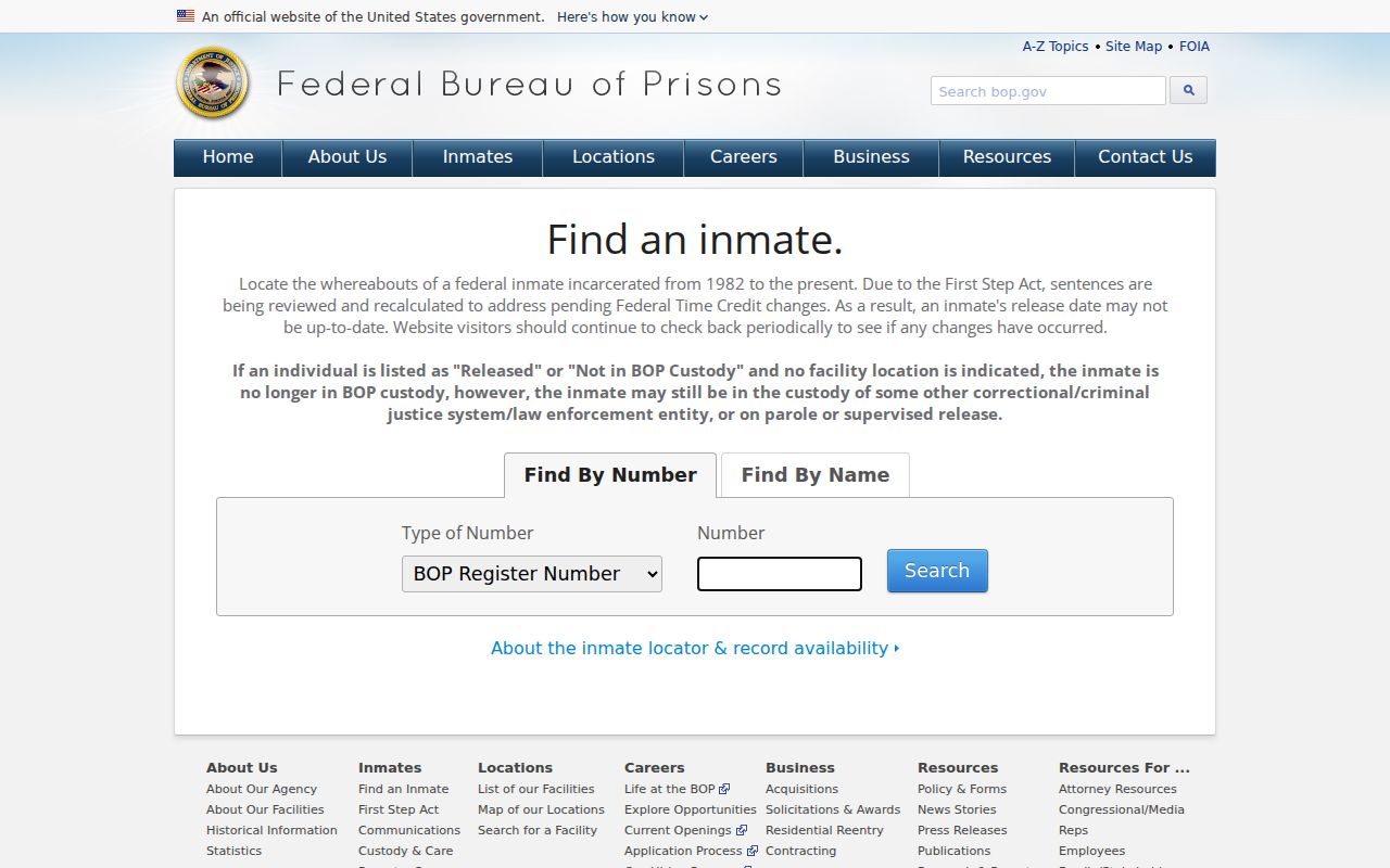 Cochran County arrest lookup federal inmate locator